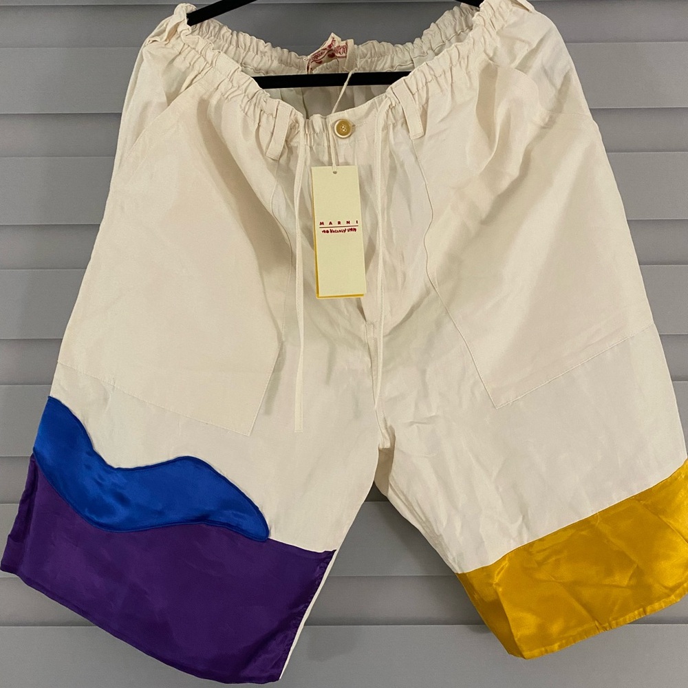 NWT MARNI Colorful Patchwork Shorts